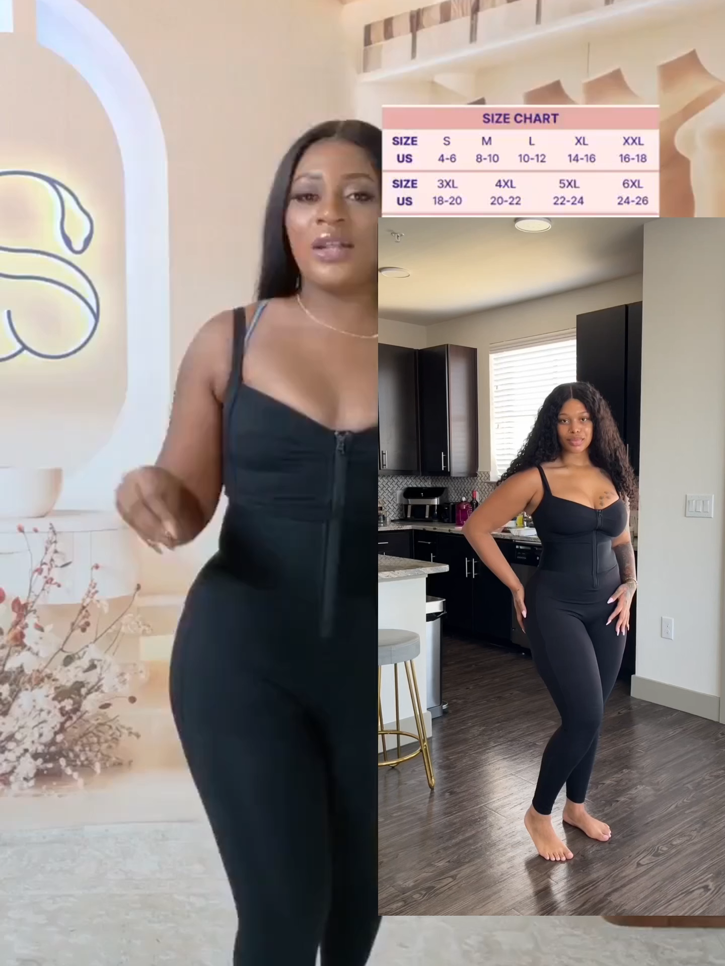 Zipped up and snatched 😮‍💨 Meet your new all-in-one: shapewear + streetwear. #ElasticFusePower #WaistSnatchSuit #Shapellx #shapellxofficial