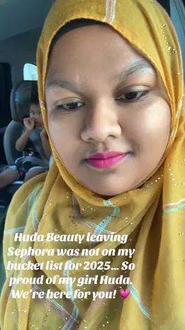 So proud of you! 🩷 @Huda @Huda Beauty #hudabeauty #huda #sephora #makeup #viral #fyp 