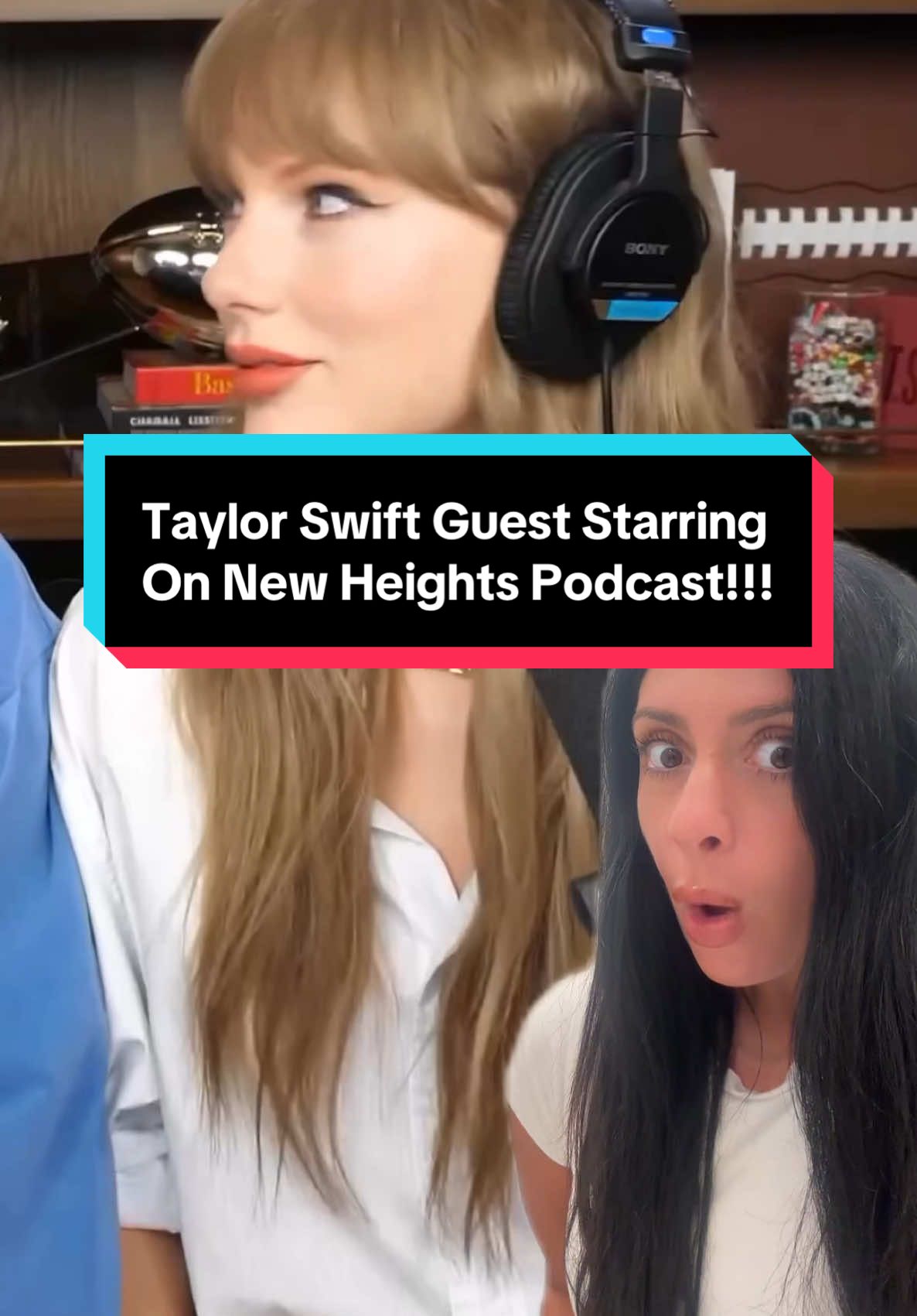 Taylor Swift Guest Starring On New Heights Podcast!!! #taylorswift #TS12 #traviskelce #jasonkelce #newheights #newheightspodcast #taylornation #swifties #riristea #rivetsoro  @New Heights @Taylor Swift @Taylor Nation  #TikTokSceneStealerContest