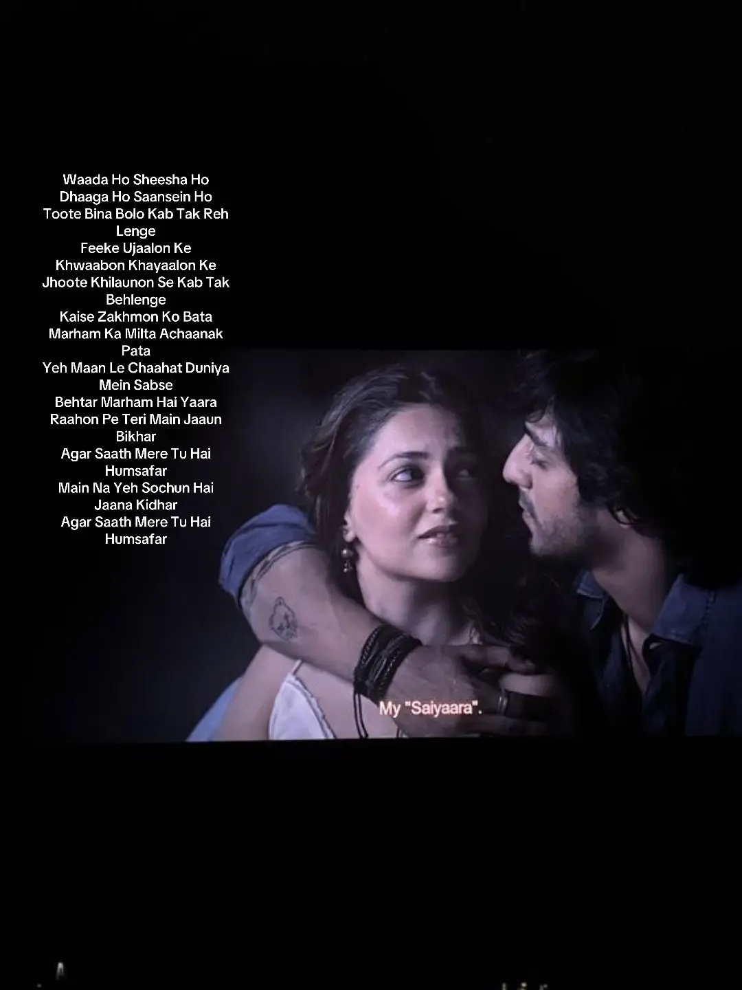 Current fav song #humsafar #saiyaara #fup #fyp #fypviral #desi #browntok #bollywoodmovie #boolywoodsong #sad 