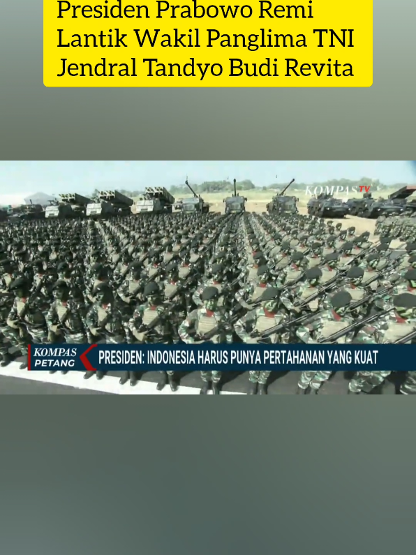 Prabowo Resmi Lantik Wakil Panglima TNI #tiktoktrending #berita #tni #panglima #wakilpanglima #story #berandatiktok #pelantikan #kopasus #jendralbintang3 #beritatrending #tiktoknews #fypp 