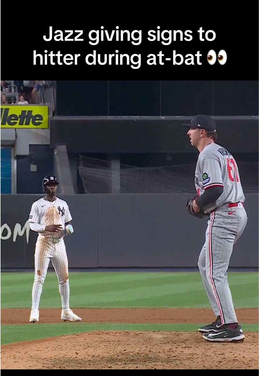 2000% IQ? 🤔👀 (@MLB, @YES Network) #baseball #MLB #yankees #sports #baseballtiktok 