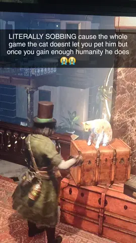 Sobbing he finally let me pet him 😭  #liesofp #playstation #psn #pinnochio #Gaymer #cats #fyp 
