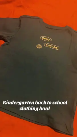 #backtoschool #clothinghaul #kindergarten 