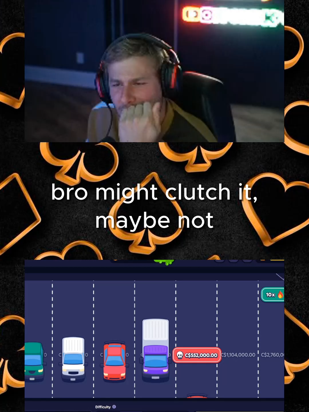 bro might clutch it, maybe not