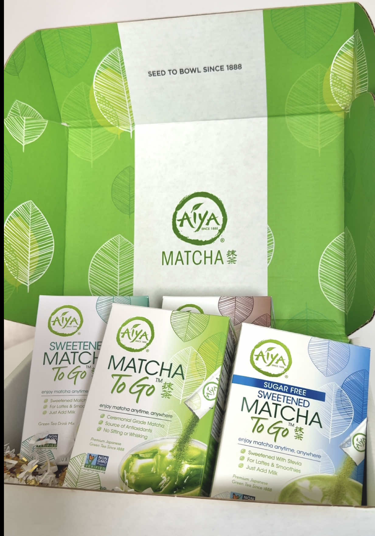 Matcha To Go Line Unboxing | @aiyamatcha 🍵💚 #matcha #aiyamatcha #matchatogo #matchatok #fyp 