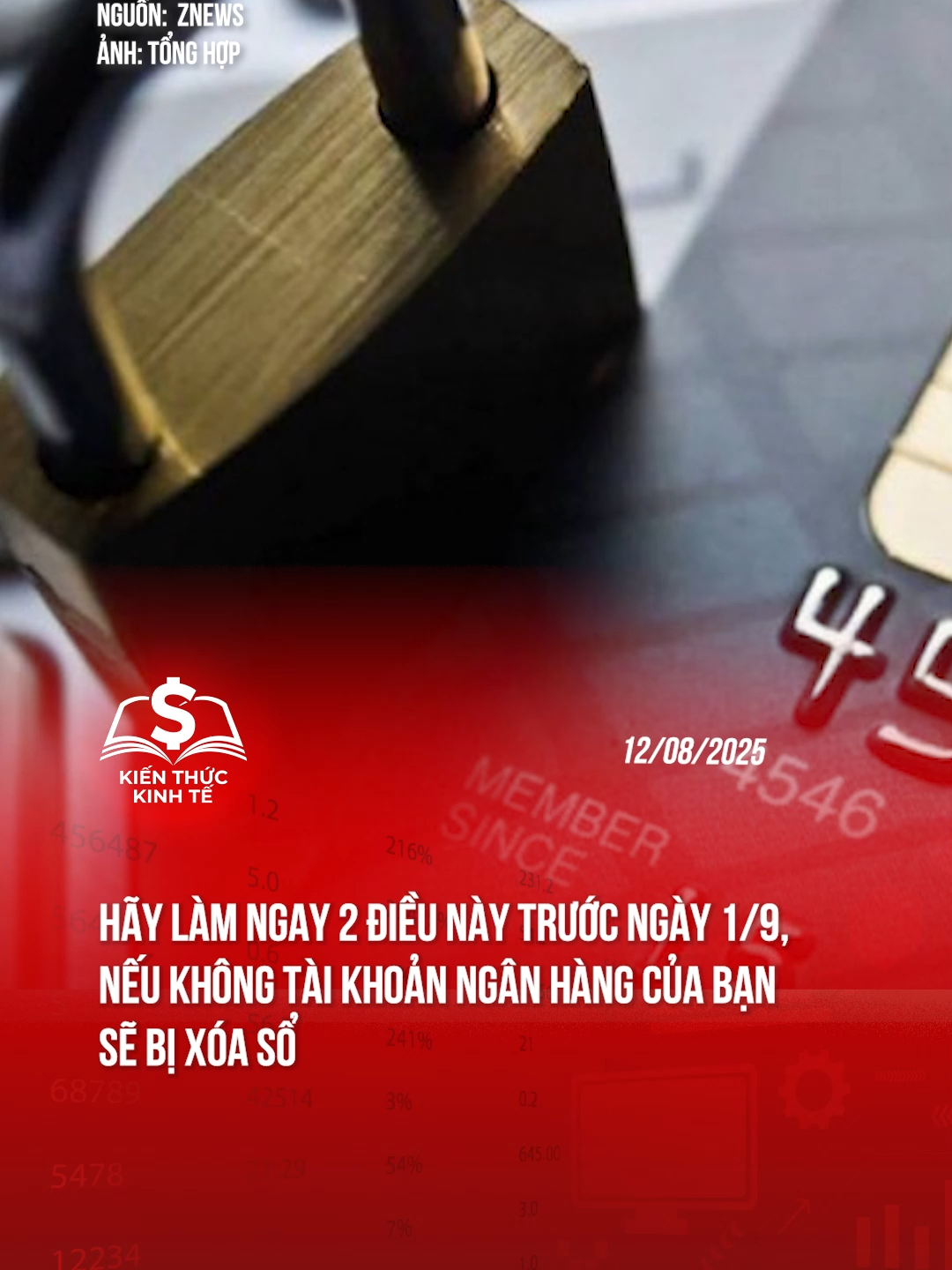 HÃY LÀM NGAY 2 ĐIỀU NÀY TRƯỚC NGÀY 1/9, NẾU KHÔNG TÀI KHOẢN NGÂN HÀNG CỦA BẠN SẼ BỊ XÓA SỔ #tiktoknews #kienthuckinhte28 #taikhoannganhang #nganhang