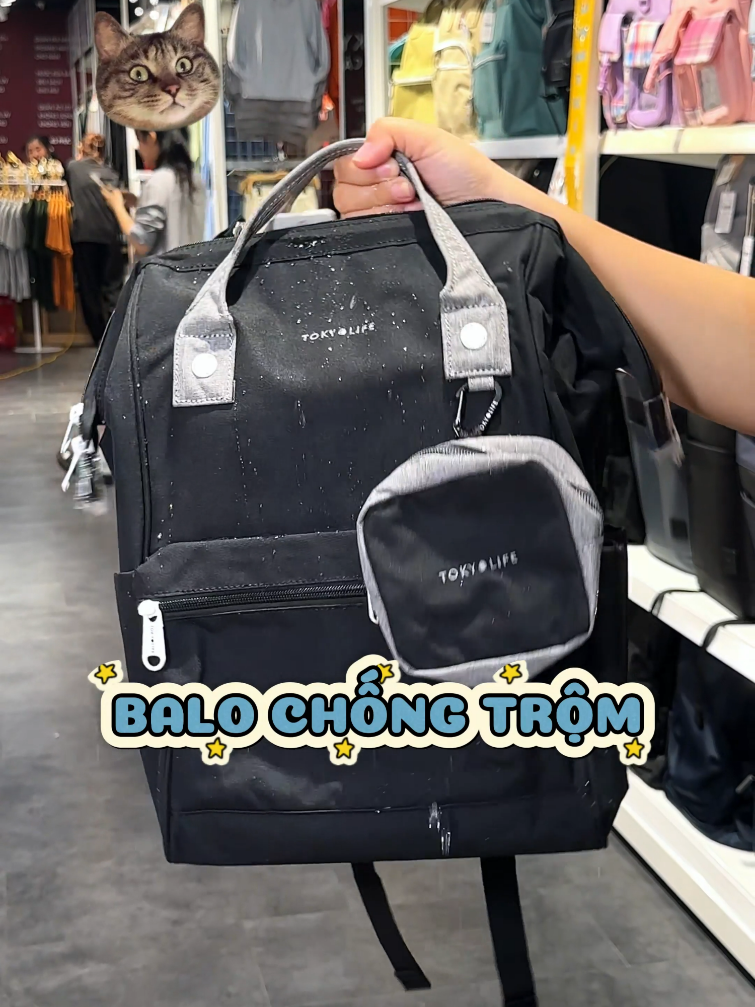 Balo 2 trong 1 Tokyolife đón năm học mới #balo #balohocsinh #balochongnuoc #tokyolife #balochongtrom