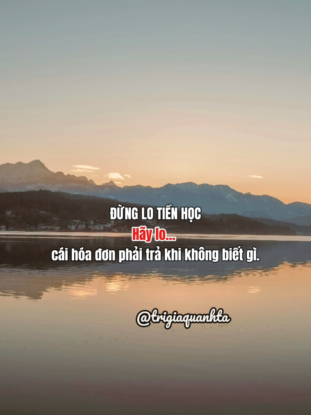 Cái đau lớn nhất không phải là thất bại, mà là một ngày bạn nhận ra… mình chẳng có gì để trao đổi với cuộc đời.. #trigiaquanhta #phattrienbanthan 