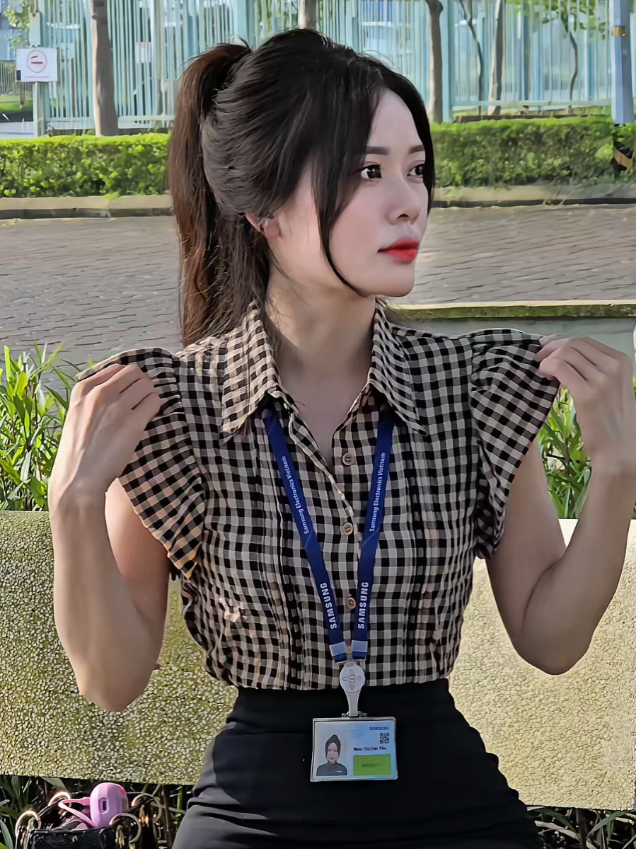 Gửi chồng tương lai: Em đang cố gắng làm việc để sau này anh được tiếng là có vợ giỏi lại còn xinh 🤣 #sevt #yenmiu95 #dilamcogivui #thoitrangcongso #aoxinh 