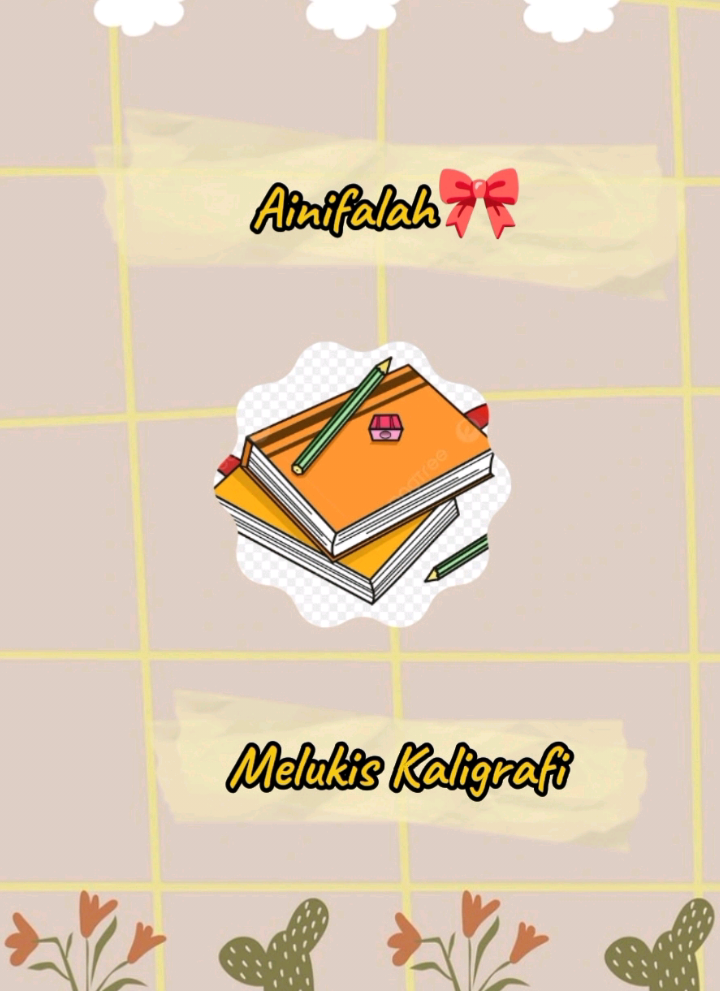 Mengisi waktu luang dengan Melukis kaligrafi ✨🌻🌈🎀 selesai melukis harus ngedit video 😵 tapi gpp terbayar dengan hasilnya 😊 #CapCut #melukiskaligrafi #kaligrafi  #fyp #viral 
