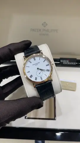 Definition of a classy and classic timepiece. Patek Philippe Calatrava 5116-001 ✨ Discontinued collectors item.  #watchexchange #patek #5116 #collector #fyp  Not Affiliated With Any Brands 