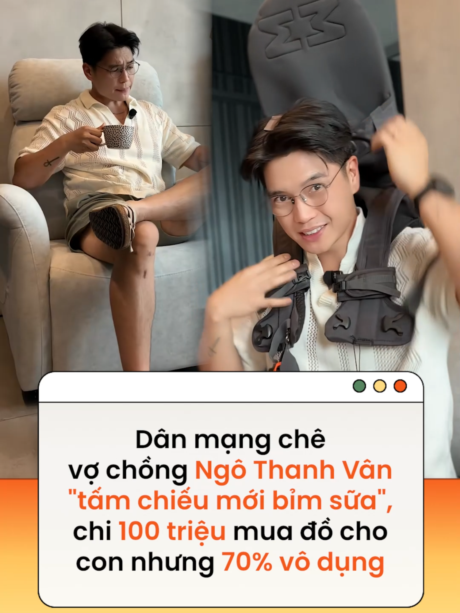 Huy Trần đăng tải loạt series mua đồ cho bé Gạo, nhanh chóng viral khắp MXH vì tạo nên những cuộc tranh luận không hồi kết #huytran #news #amm  Theo Phụ nữ số