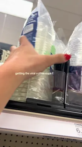*no lids* :( but I LOVE IT and fit perfectly with my cup holder😌😌  #viralcups #repourposecups #targetplaticups #coffeecups #coffeeshopcups @Repurpose 