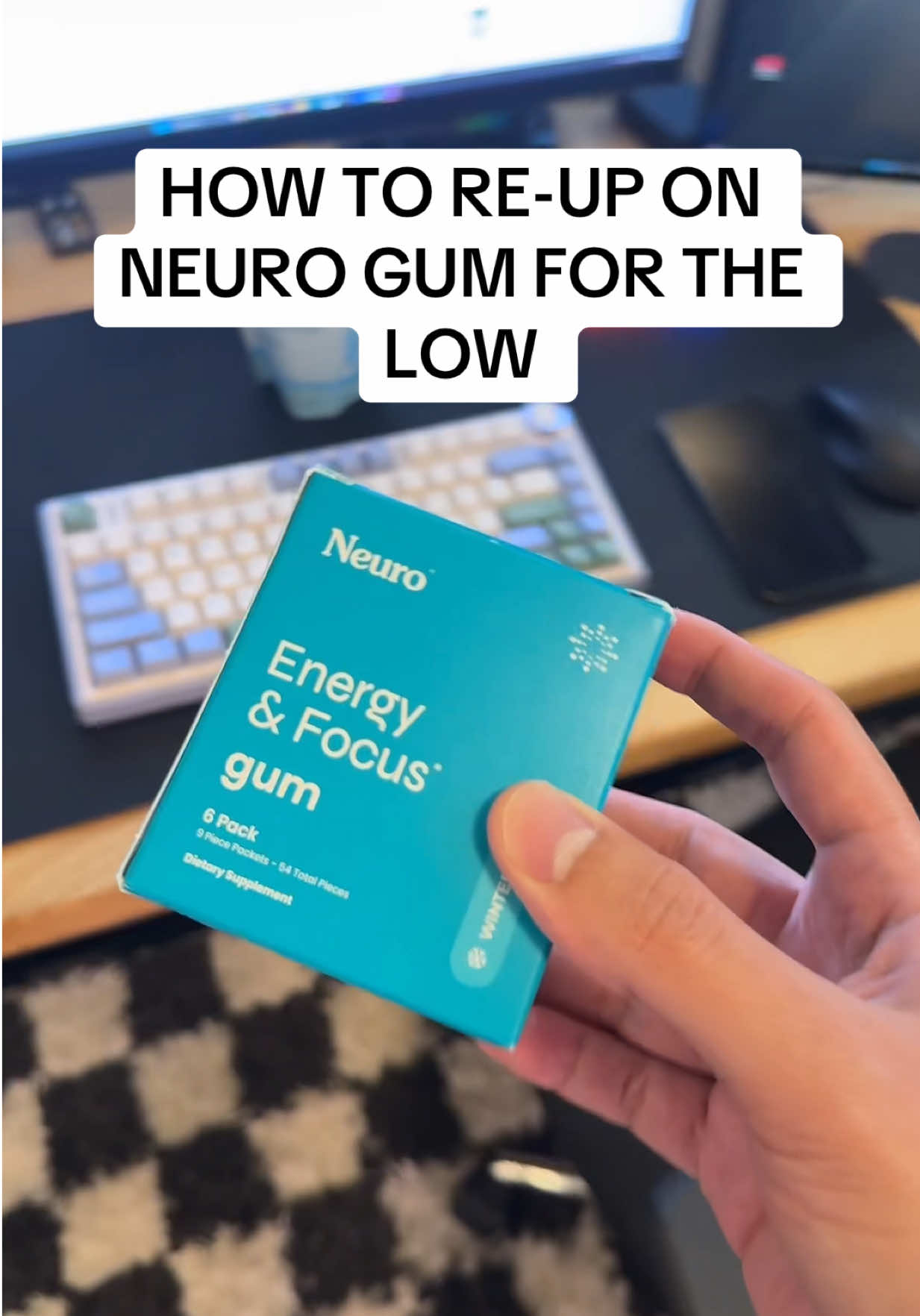Time to re-up your focus — Neuro Gum is on sale for a limited time! Don’t miss out on clean energy and sharp mental clarity. Stock up now before the deal’s gone! #NeuroGum #caffeineaddiction #productivitytips #cognitivefunctions #brainsupplement #sugarfree #tiktokshoplabordaysale #tiktokshopbacktoschool #tiktokshopcreatorpicks 