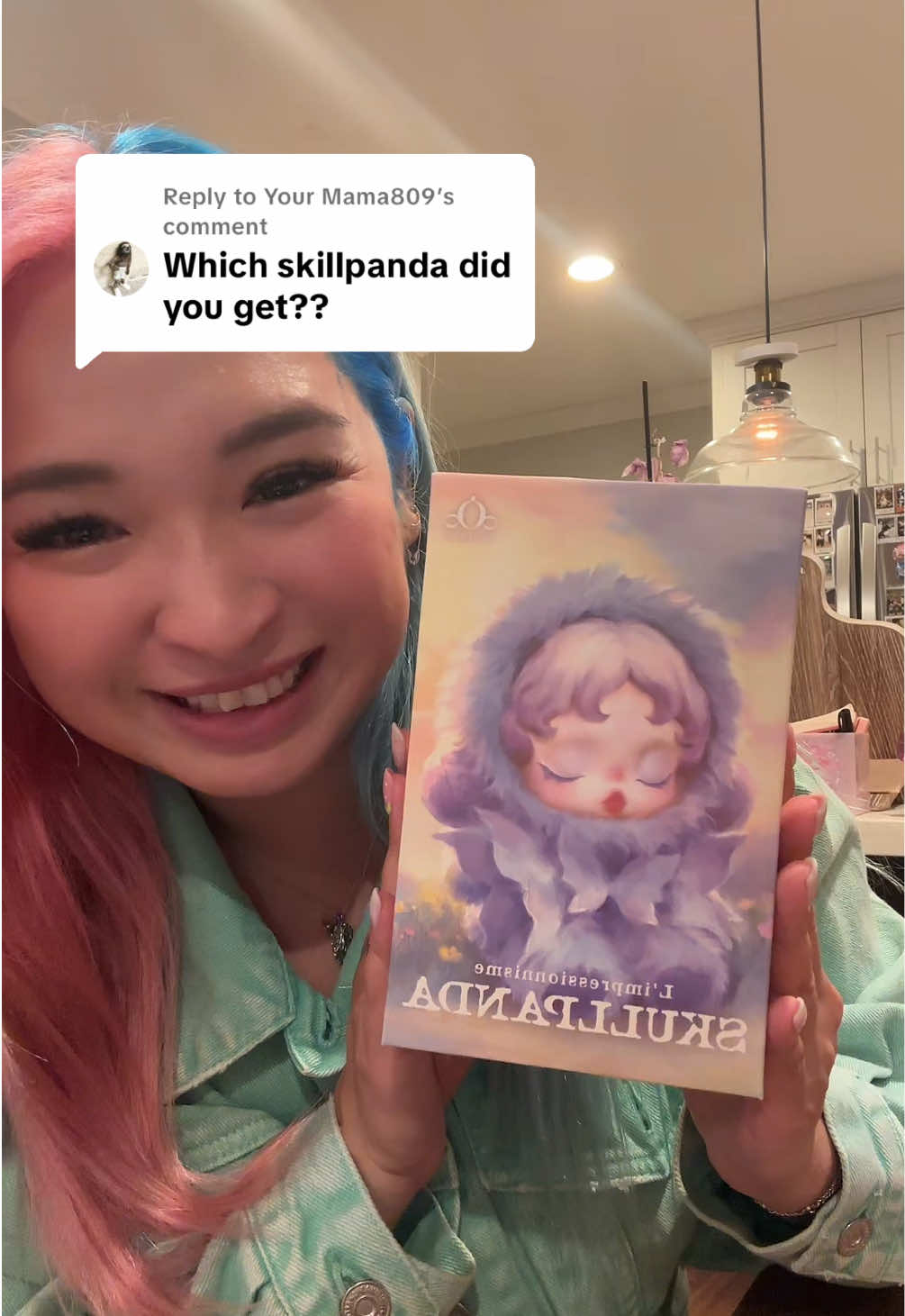 Replying to @Your Mama809 MY FIRST SKULLPANDA KEYCHAIN unboxing Skullpanda L’impressionnisme 🎀✨ #skullpanda #limpressionnisme #popmart #blindbox #unboxing