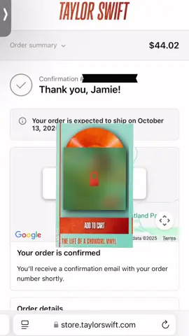 I’m sorry but I HAD to. Left my browser open for 61 minutes waiting in line to check out but I saw the announcement like 3 minutes after it happened and yeah…I couldn’t resist.  #lifeofashowgirl #tslifeofashowgirl #TaylorSwift #TS12 #Swifties 