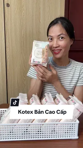 Giờ tui mới biết Kotex có dòng cao cấp xịn như này luôn 😍 #kotexcicada #kotexnhapkhau #huyenlala #review #xuhuong 