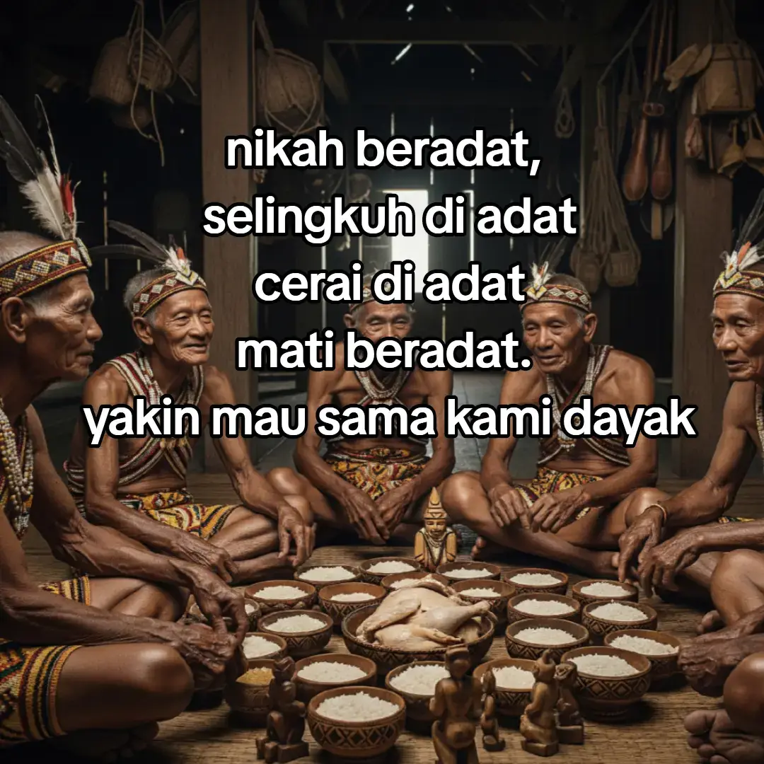 lahir beradat mati beradat, hidup kami menyatu dengan adat..  #dayakborneo #kalimantan #borneo #dayak #xavier 