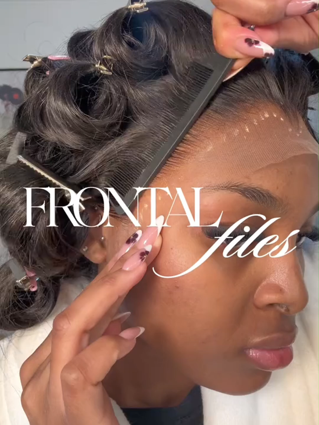 Frontal install              #fyp #wiginstall #lacewig #wighairstyles #frontalwig #westkisshair #westkisswig