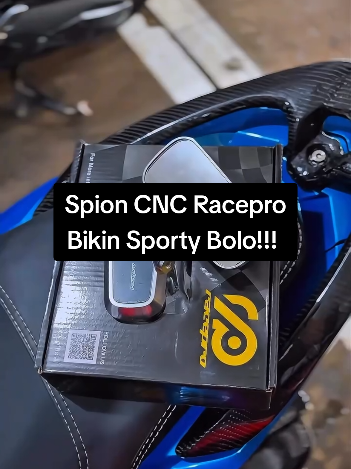 Tampilan Mewah & Sporty Spion CNC Racepro type H2C Universal #spionmotor #spionvariasi #spionviral #spionracepro #spioncnc #spionh2c #kacaspion #kacaspionmotor #trendmotor #sukucadangmotor #aksesorismotor #sparepartmotor #modifikasimotor #variasimotor 