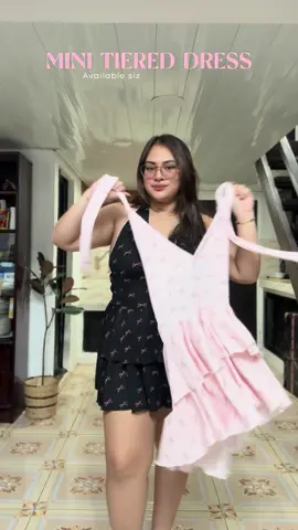 Saurrrr pretty ng dress na to!!! Lakas maka sexy 🥹💕 #plussize #plussizedress #halterdress #minidress 