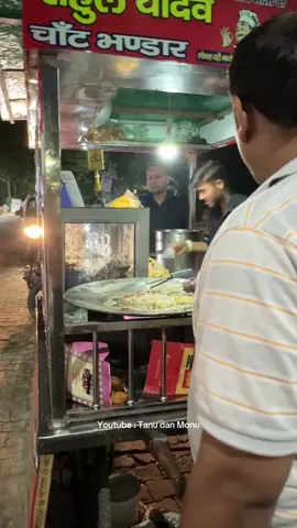 Jajan makanan India aloo tikki dan panipuri malam - malam #india #tanudanmonu #ceritatanu #dailyvlog #streetfood 