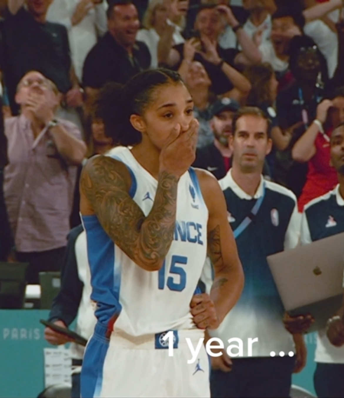 @gabbywilliams #gabbywilliams #basketball #joparis2024 #goumin #equipedefrance 