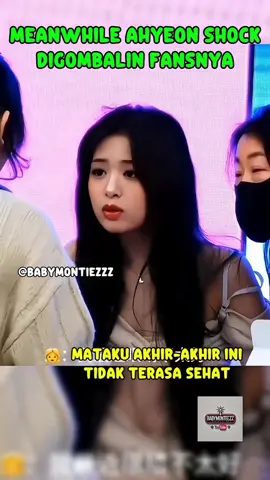 Meanwhile ahyeon shock di gombalin fansnya #babymonster #ahyeon #baemon #monstiez 