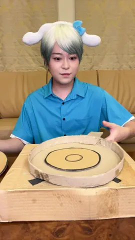 CLEAN CARDBOARD FRIED EGG！#asmr 