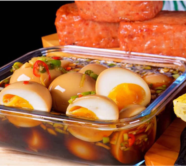 Hot Rice With Spam Egg Kielbasa Sausage MukBang! #asmr #food #FoodLover #koreanfood 