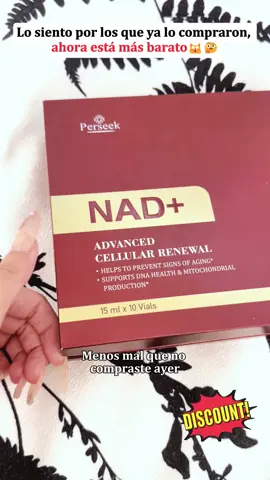 Esto sí es autocuidado real 🪞🧬#perseek #NAD #tiktokshop #fyp 