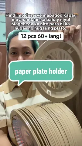 No need na hugas ng hugas ng plato ! #fyp #foryou #fyppppppppppppppppppppppp #plate #paperplate #paperplateholder 