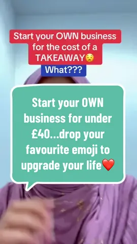 Start your OWN business for the cost of a takeaway…WHAT??? Drop your fav emoji to upgrade your life❤️ #sidehustlesecrets #sidehustleideas #mumpreneur #mompreneur #makemoneyfromhome 