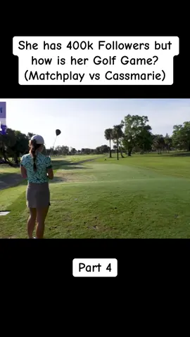 She has 400k Followers but how is her Golf Game? (Matchplay vs Cassmarie)