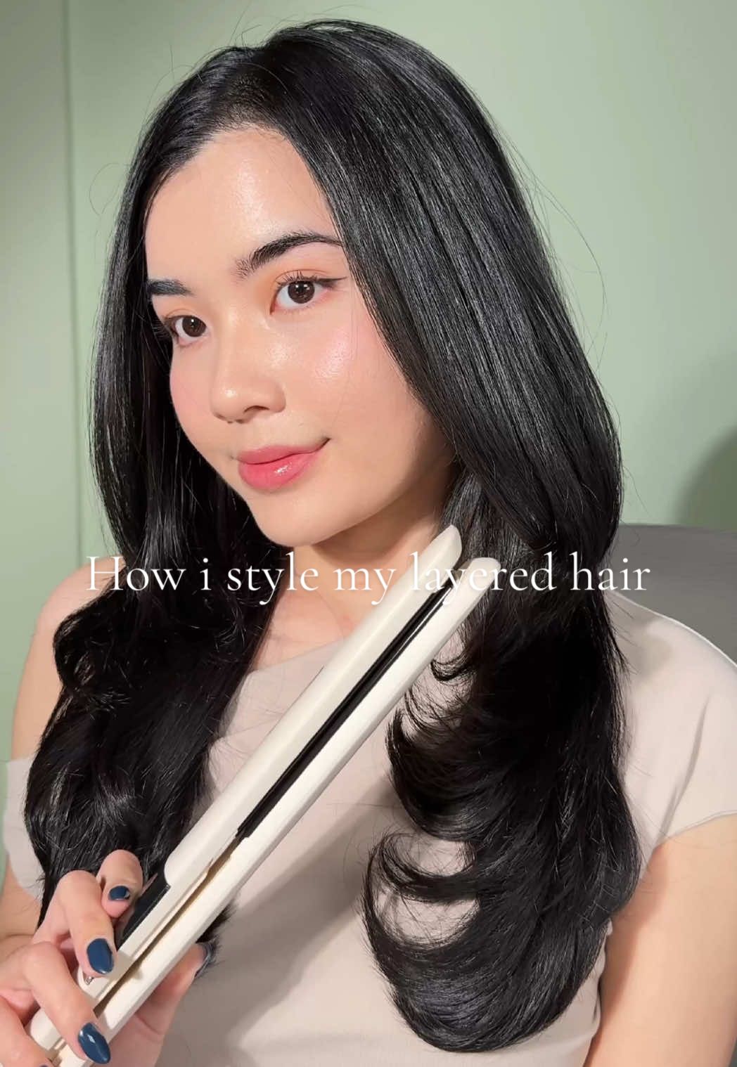 Setelah potong layer, skrg jadi styling rambutnya kaya gini trs🫶🏻 sukaaa #styling#rambutlayer#catokan#rekomendasicatokan