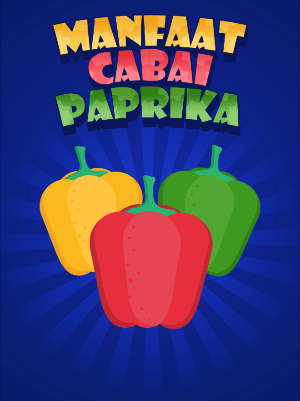 Manfaat Cabai Paprika #makansayur #sayursehat #tipskesehatan #gayahidupsehat #makanansehat 