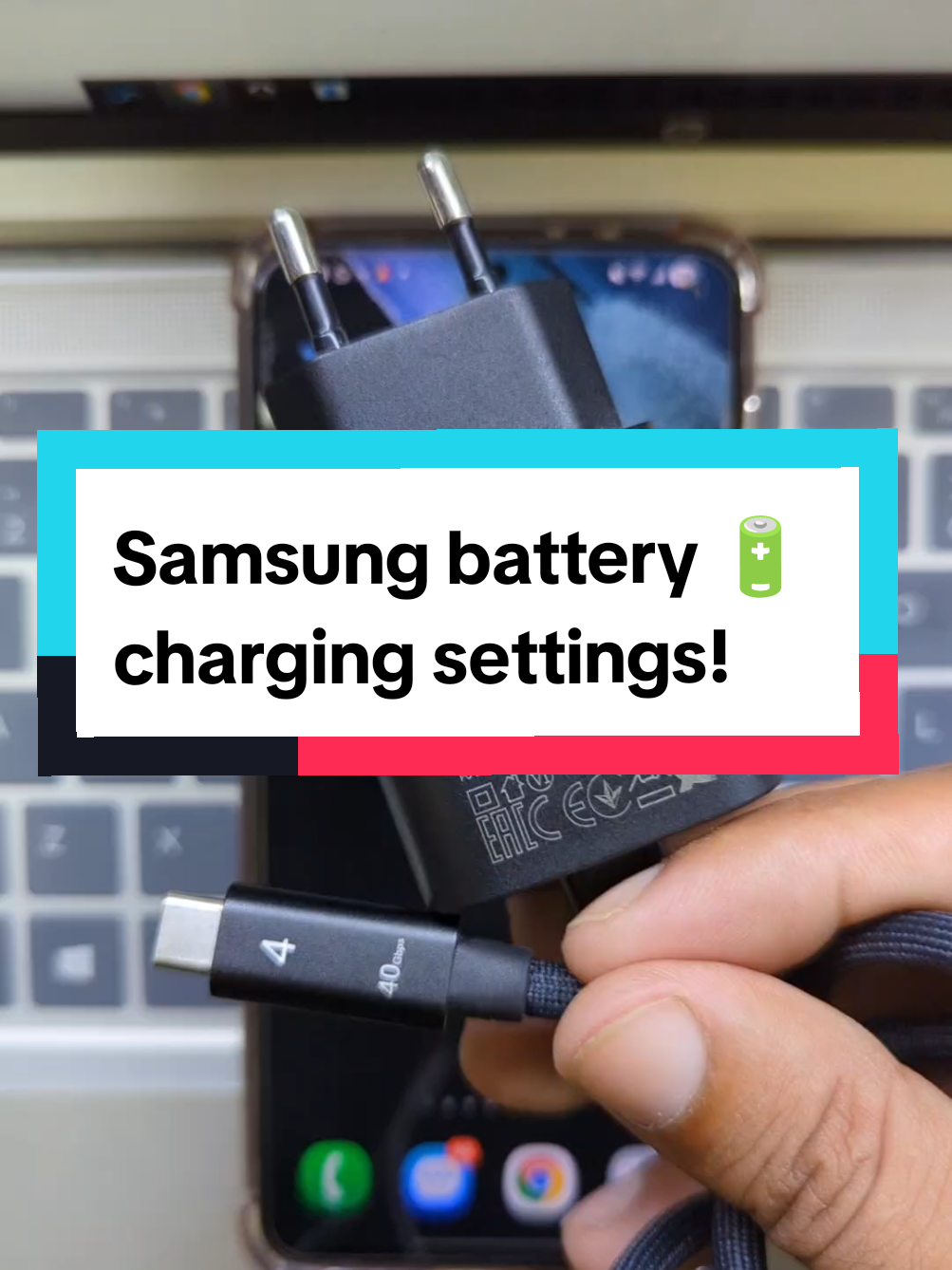 Samsung battery 🔋 charging settings. #samsung #charging #settings #android #phone 