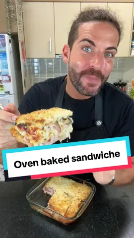 Oven-Baked Sandwich Like a Pro | Layered, Crispy & Oozing with Cheese Think of this as the love child between a lasagna and a toastie — layers of soft bread, melted cheese, savoury ham, and juicy mushrooms, baked until golden perfection. No strict measurements here, just pure comfort food magic. What You’ll Need: 	•	White sandwich bread (crust removed if needed) 	•	Milk (any kind) 	•	Cheese (any type, but avoid watery ones) 	•	Ham 	•	Eggs 	•	Salt & pepper 	•	Breadcrumbs 	•	Mushrooms Instructions: Mix eggs, milk, salt, and pepper in a bowl. Dip bread slices into the mix, drain excess, and lay them in a baking tray for the first layer. Add ham, cheese, and mushrooms, then repeat like you would for a lasagna. Finish with a top layer of bread, sprinkle breadcrumbs, and bake at 190°C for up to 30 min. Serve warm and watch it disappear! Full recipe and more at 👉 www.cookingwithtucci.com #cookingwithtucci #ovenbakedsandwich #comfortfood #italiancooking #EasyRecipes