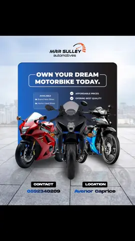 Text me for all your motor deals🏍️✅#Mrrsulleyautomotives🏍️ #accraghana🇬🇭 #ghanabikelife🌎 