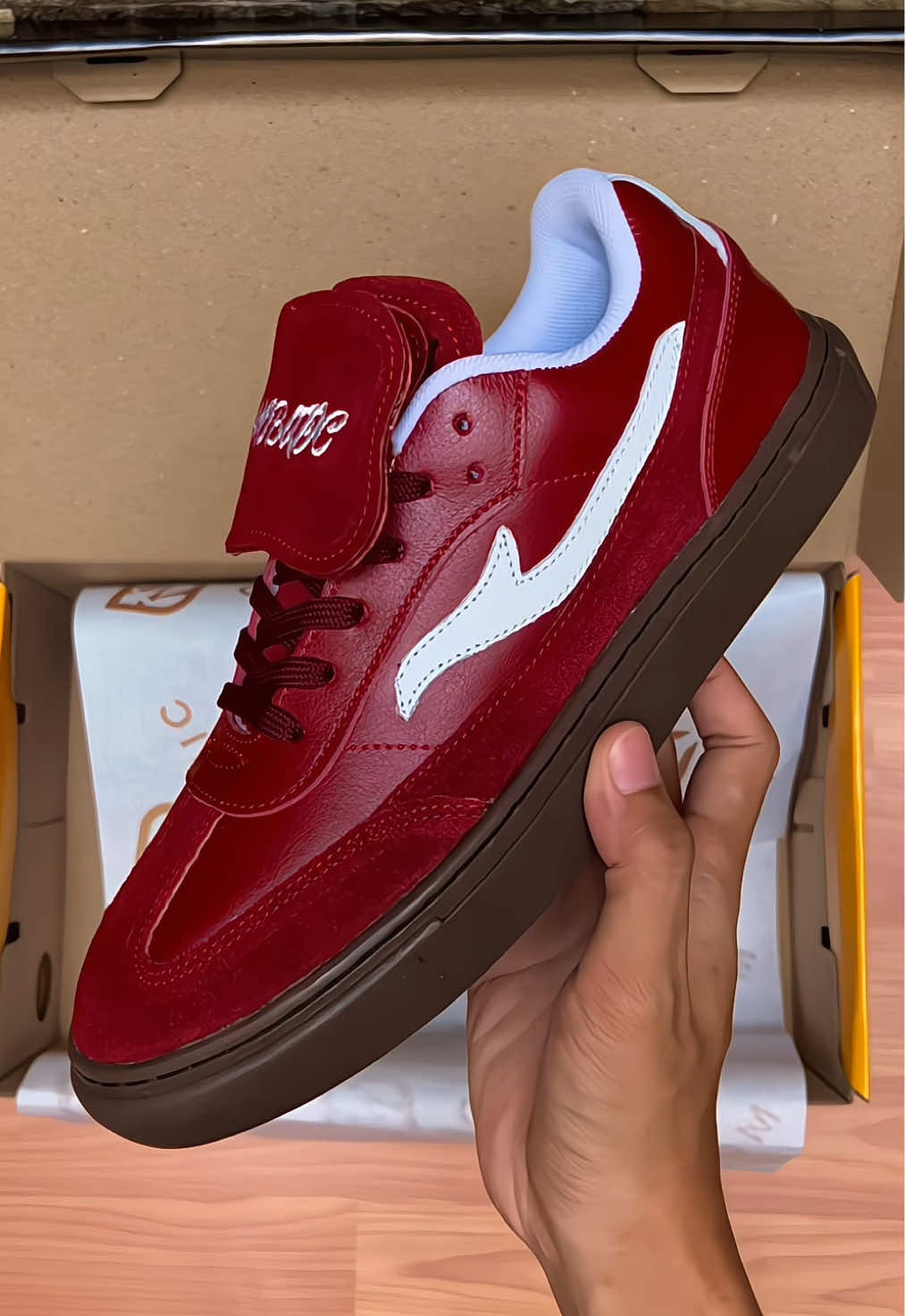 Mobatic Zumba Maroon  #sepatu #sepatucasual #sepatusneakers #lokalbrand #fyp 