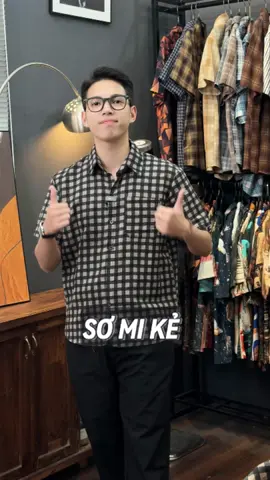 Siêu phẩm sơ mi kẻ về cho ae#mkclever 