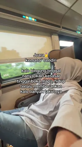 Me and #keretaapiindonesia againts the world 