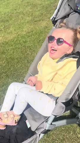 Poppy having a wheelie good time 🤣 It really is the simple things in life for her 🥰 #wheelie #laughing #cute  #fyp #magicmoment 