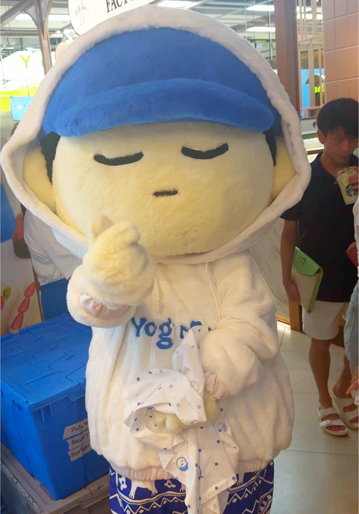 แวะมาหาเจ้าง่วงง ก่อนน้อลไปนอน เยิฟ💙#FillTheFridgewithLove #Yogurtbara #YogurbaraThailand 