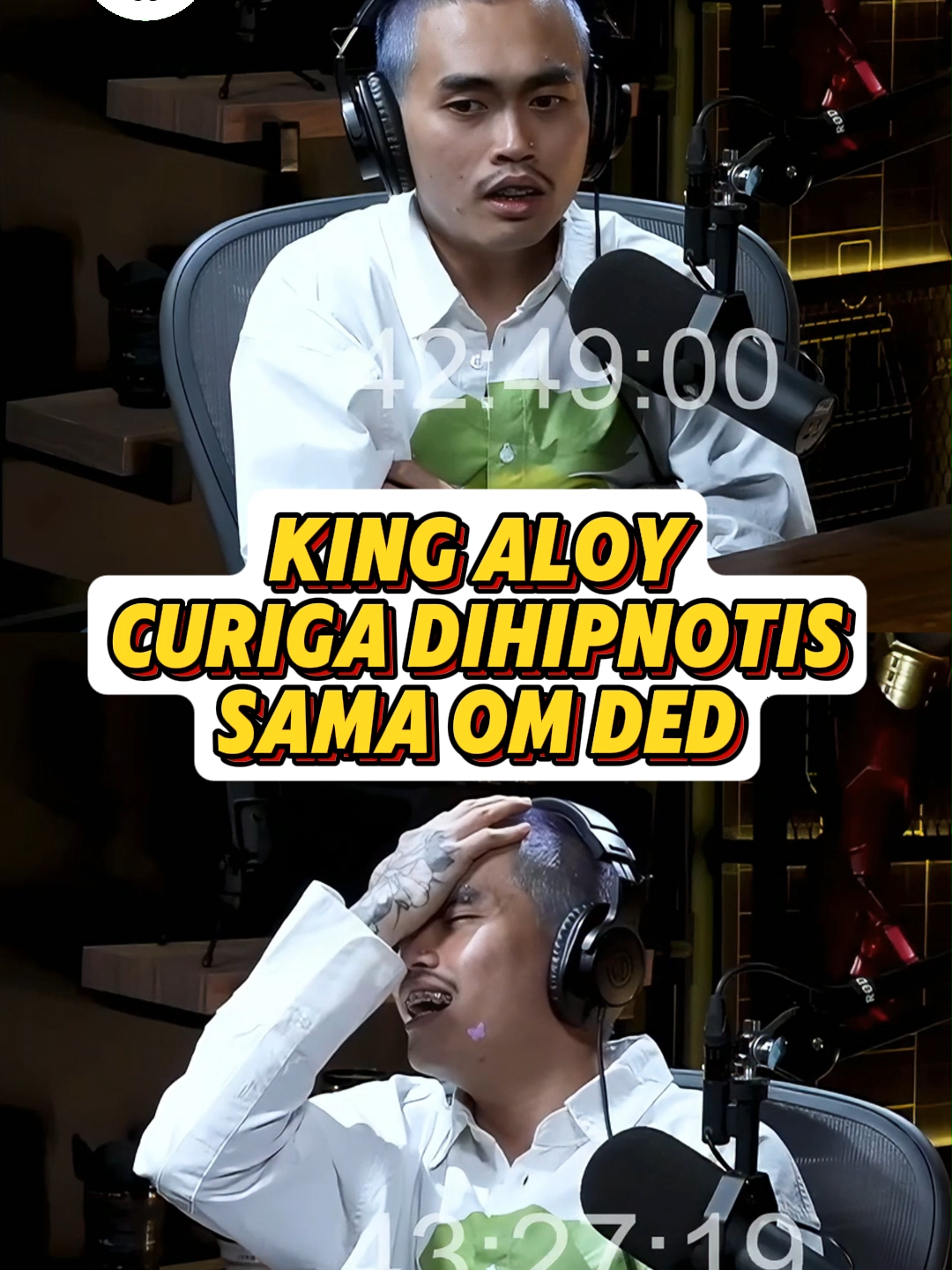 KING ALOY CURIGA DIHIPNOTIS SAMA OM DED 😂 Tonton selengkapnya di YT Deddy Corbuzier - Close The Door. Bersama Deddy Corbuzier dan King Aloy. #klip #podcast #lucu #ngakak #ketawa #kocak #ketawaitusehat #closethedoor #deddycorbuzier #kingaloy #aloy #a4aclan #ybrap