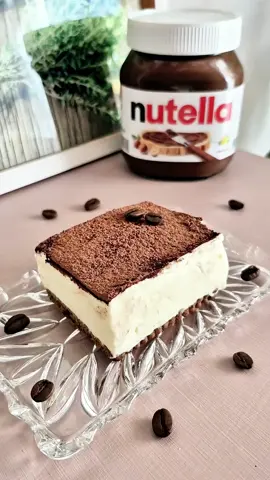 Nutella. Tiramisu. Cake. Enough Said. #quickrecipe #easydessert #yummyfood #nutella #tiramisu 