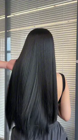 silky black long straight hair#vigorous #hairextensions #clipinhairextensions #hairtok #silkyhair #shinyhair #blackhair #longhair #fyp #fypシ 