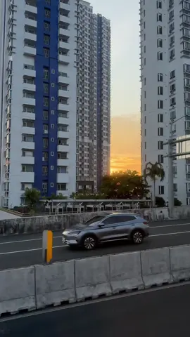 Another sunset in skyway❤️#skywayview #skyline #manila #sunset 