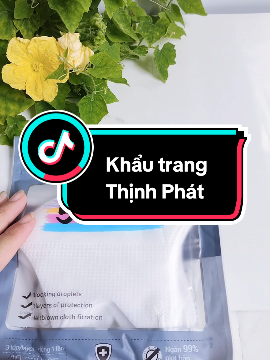 Combo 50,100,200 cái khẩu trang chỉ từ 21 🐟 #khautrang5d #khautrang5dthinhphat #xuhuong #vairal #mebimsua 